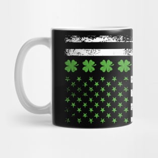 USA Flag Saint Patricks Day Style Mug